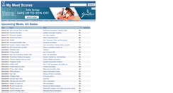 Desktop Screenshot of mymeetscores.com